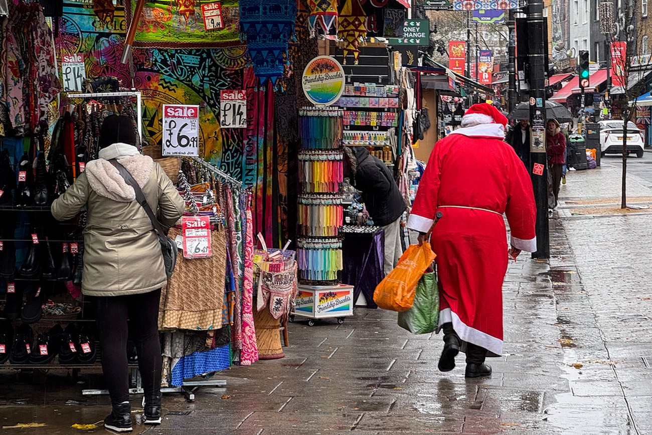 Oväntat bakslag för brittisk julhandel