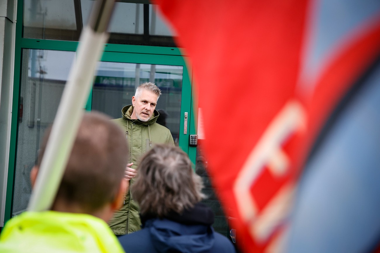 Strejken i gång i hamnarna