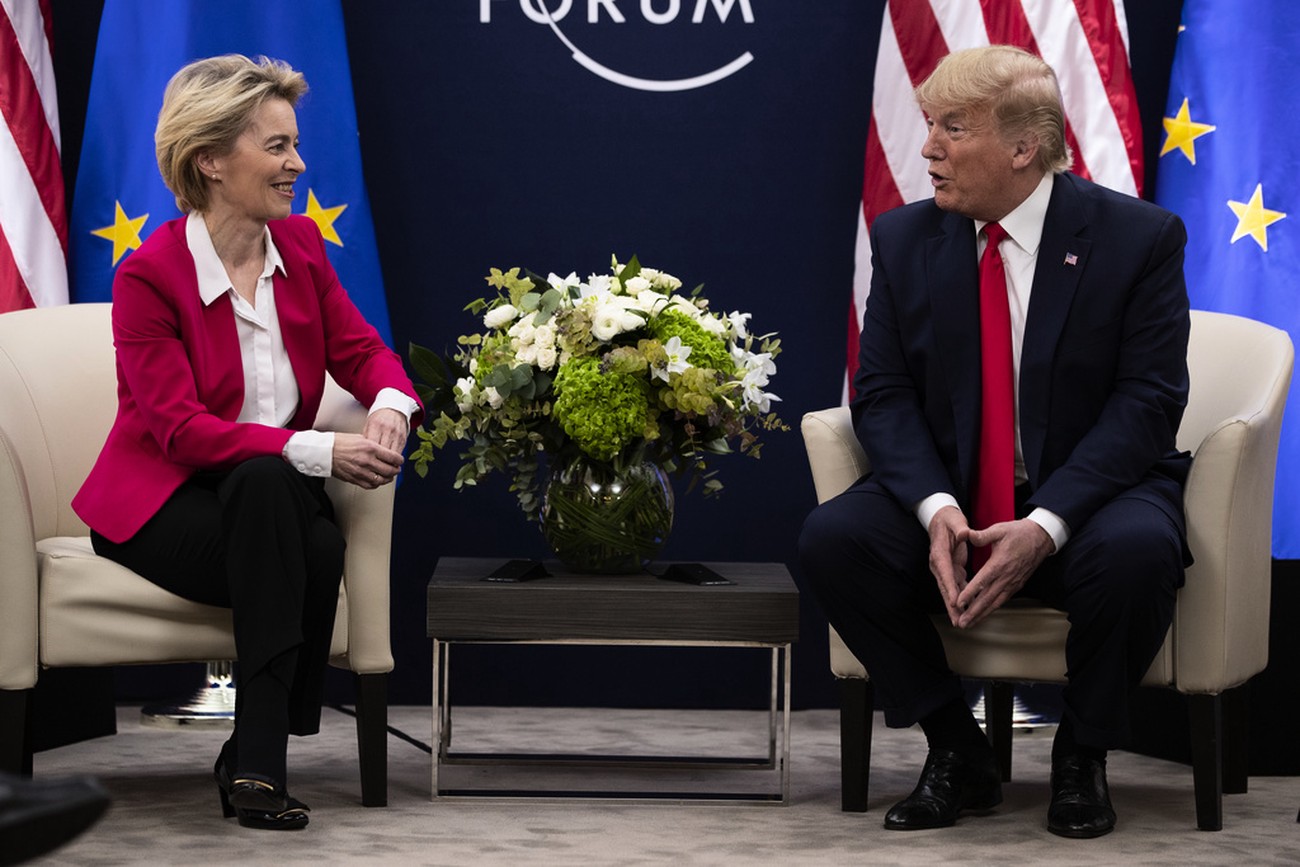 von der Leyen: Bra samtal med Trump