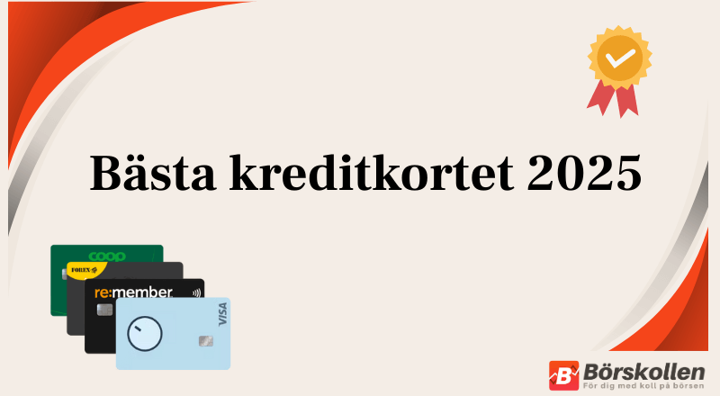 Bästa kreditkortet 2025: Jämför kreditkort bäst i test