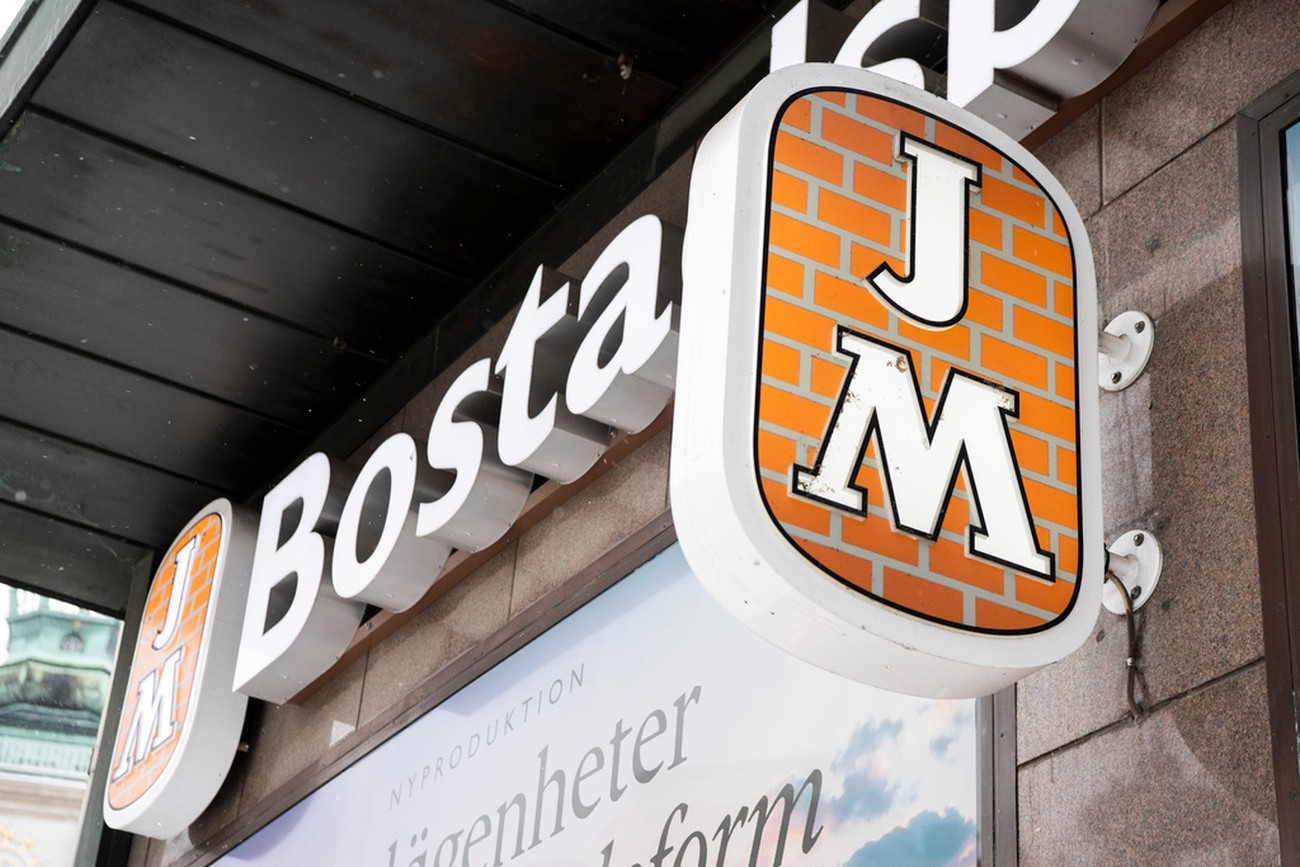 JM rapportrasar – fler osålda bostäder