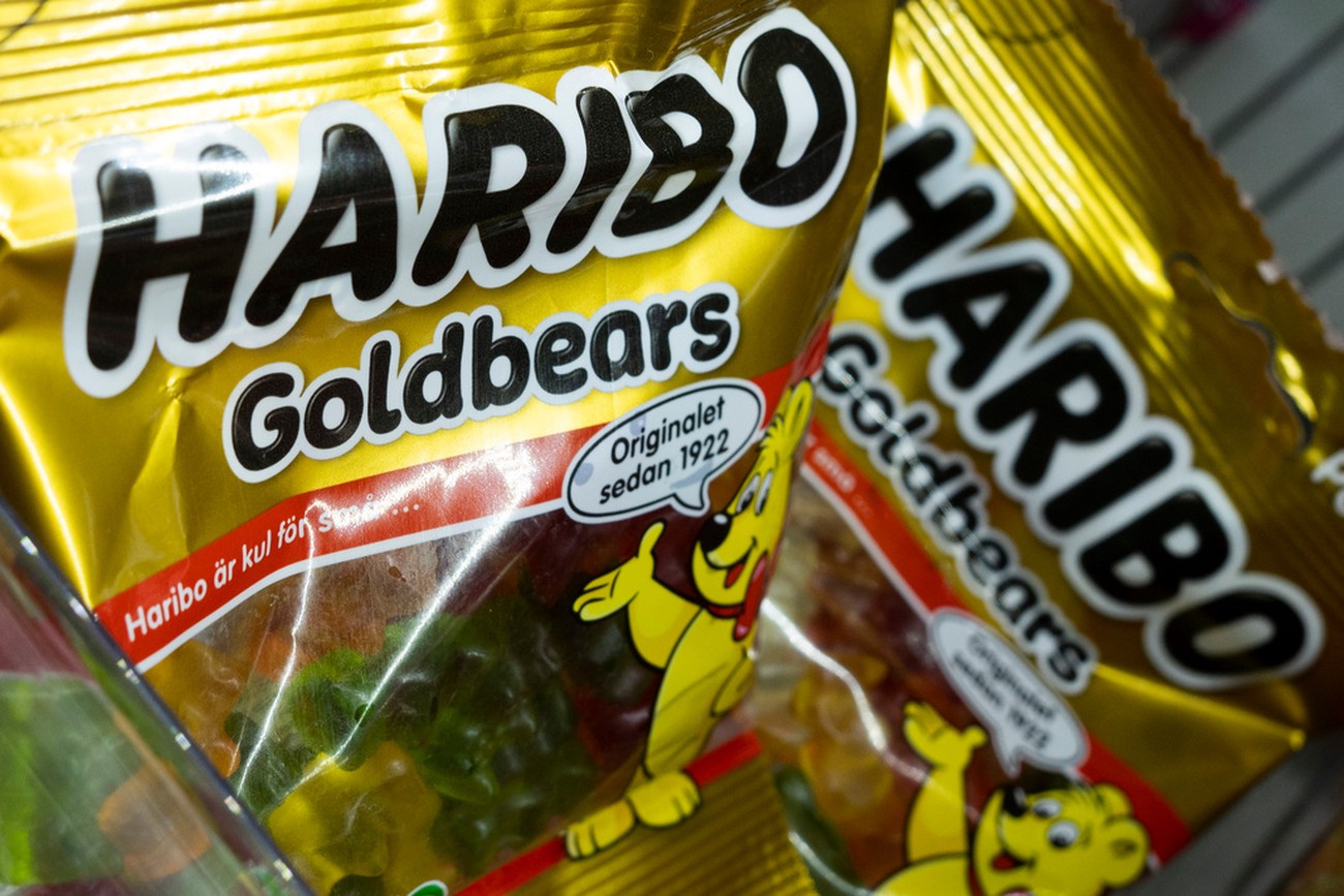 Haribos björnar nu patenterade i Danmark