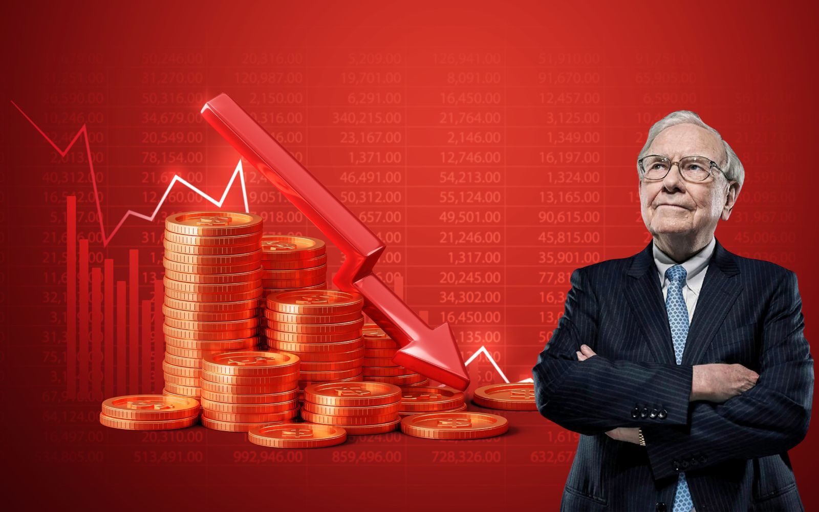 Historisk nedgång för Berkshire Hathaway – sämre än S&P 500 efter Buffetts besked