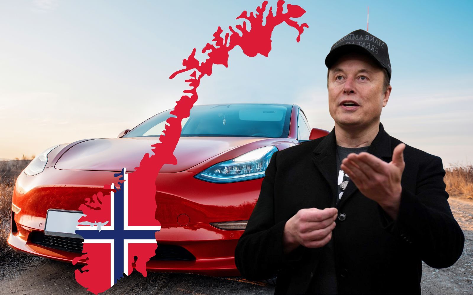 Norge hyllas av Elon Musk - en förebild globalt