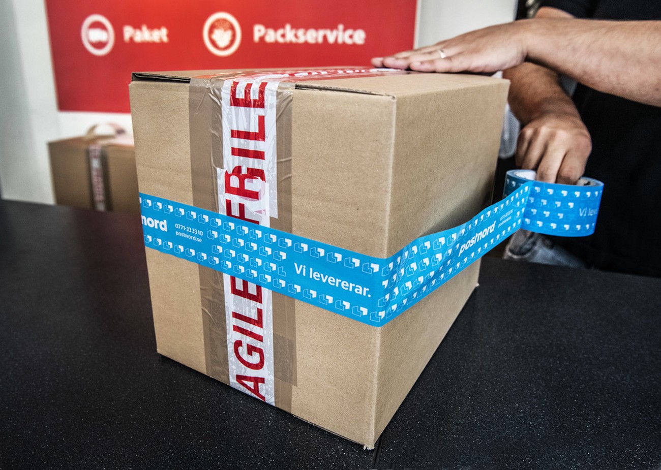 Postnord pausar paket till USA