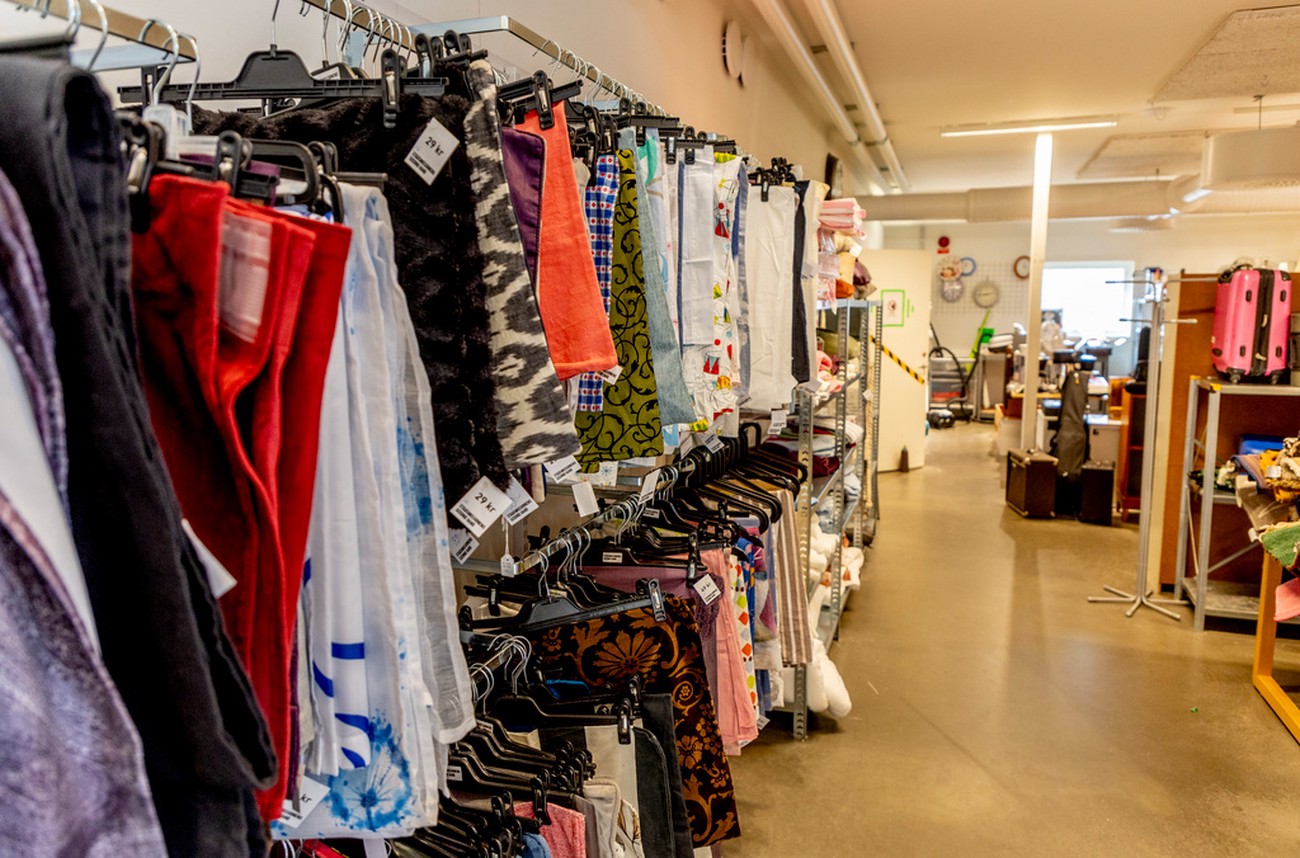 Svagare försäljning av second hand