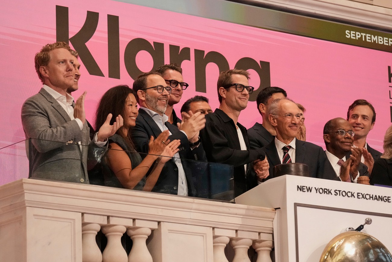 Klarnas rally mattades av – men steg tvåsiffrigt