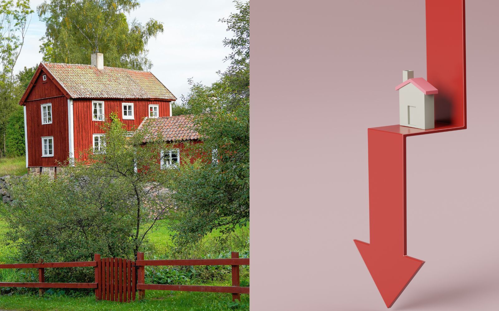 Köpläge på fritidshus? Här har fallet varit störst
