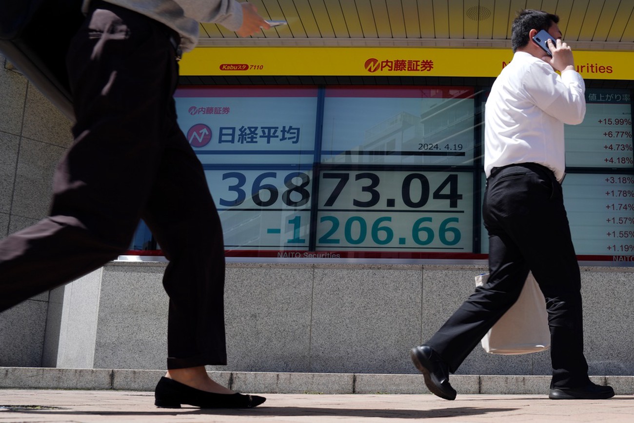 Nikkei backar i väntan på nedstängning i USA
