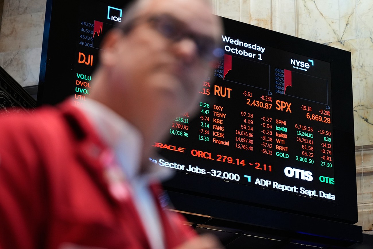 Försiktigt nedåt på Wall Street