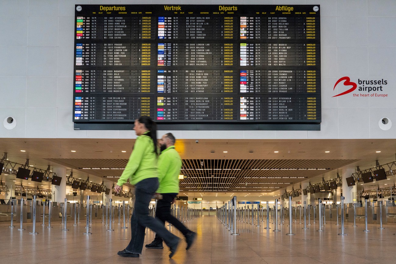 Stor flygstrejk i Bryssel – inställda avgångar
