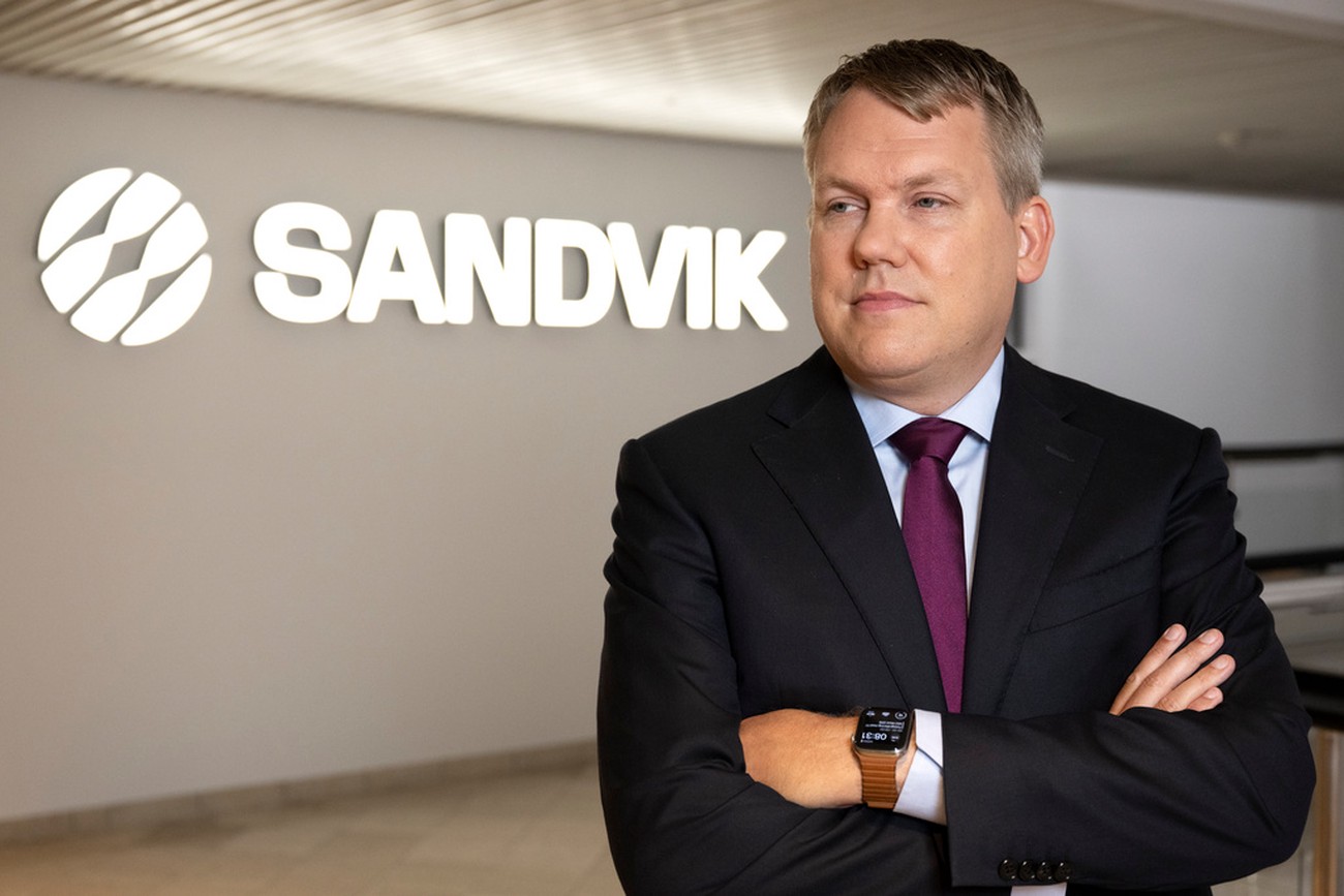 Sandvik rapportlyfter – rider på gruvvåg