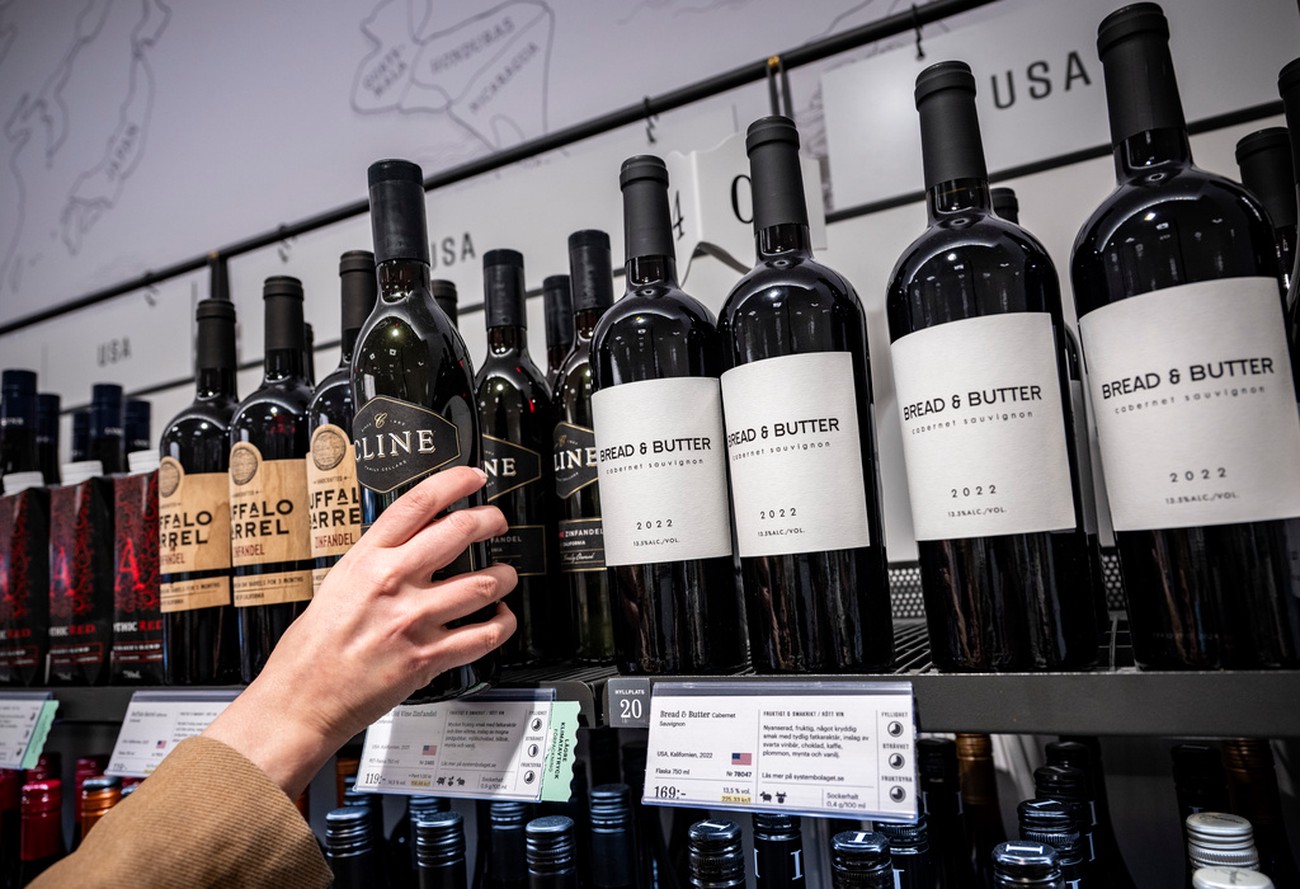 Minskad försäljning på Systembolaget