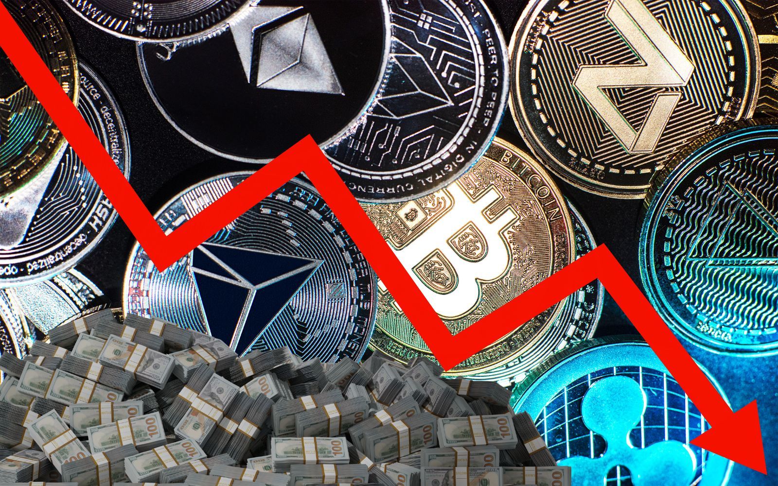 Kraftigt fall på kryptomarknaden – 180 miljarder utraderades på några timmar
