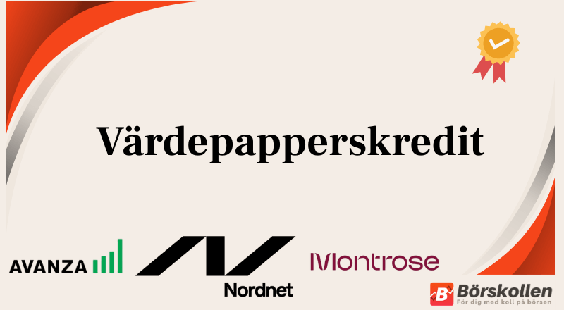 Värdepapperskredit - Låna till aktier