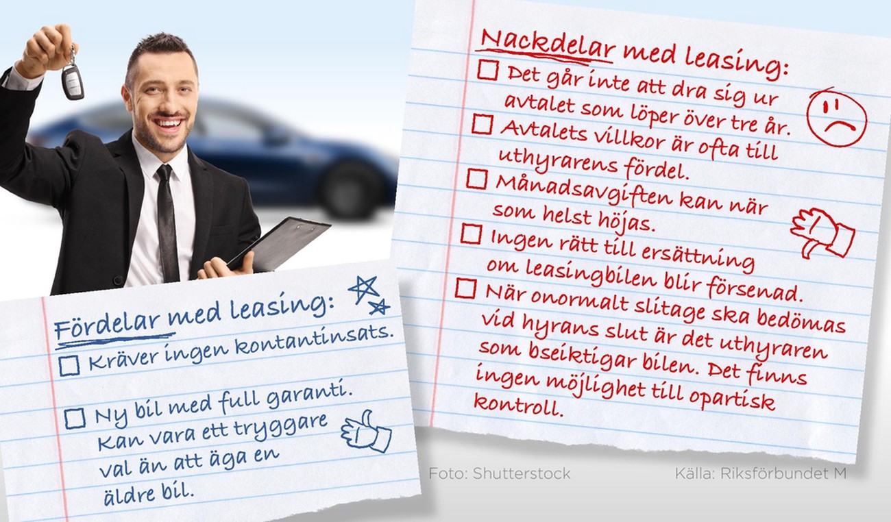 Privatleasing kan bjuda på dyra överraskningar