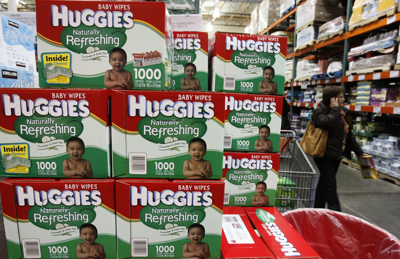 Blöjbjässen i storaffär – köper värktablett