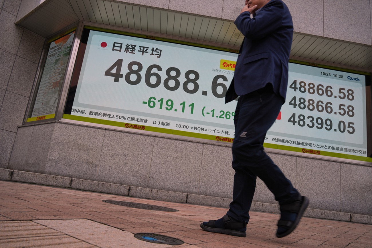 Både upp och ned på Asienbörserna