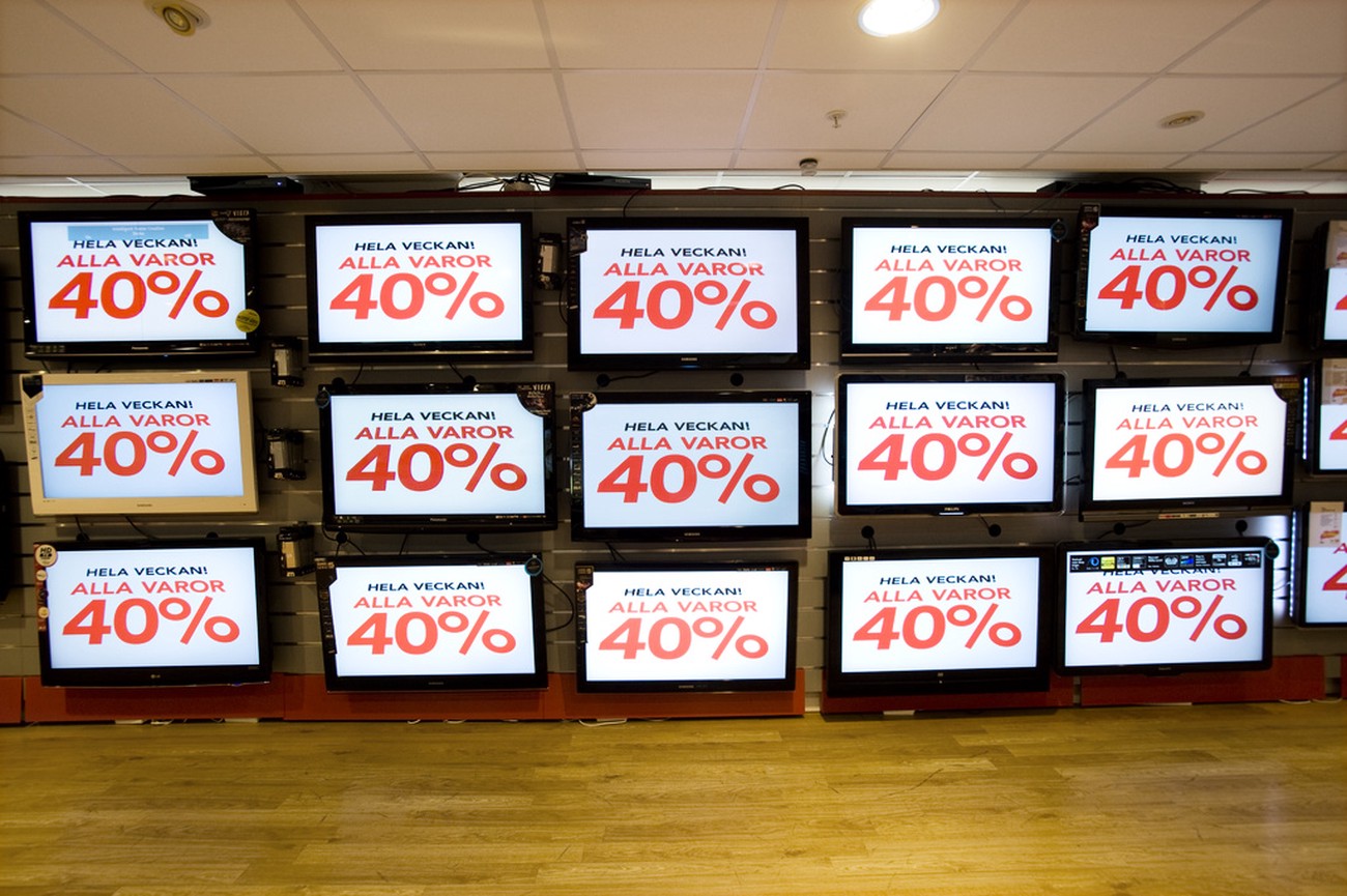 Investeringar i tv-annonser på bottennivå