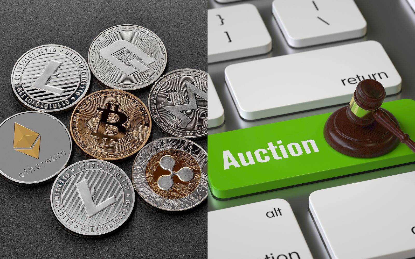 Historiskt ögonblick: Auktionerar ut beslagtagen kryptokonst