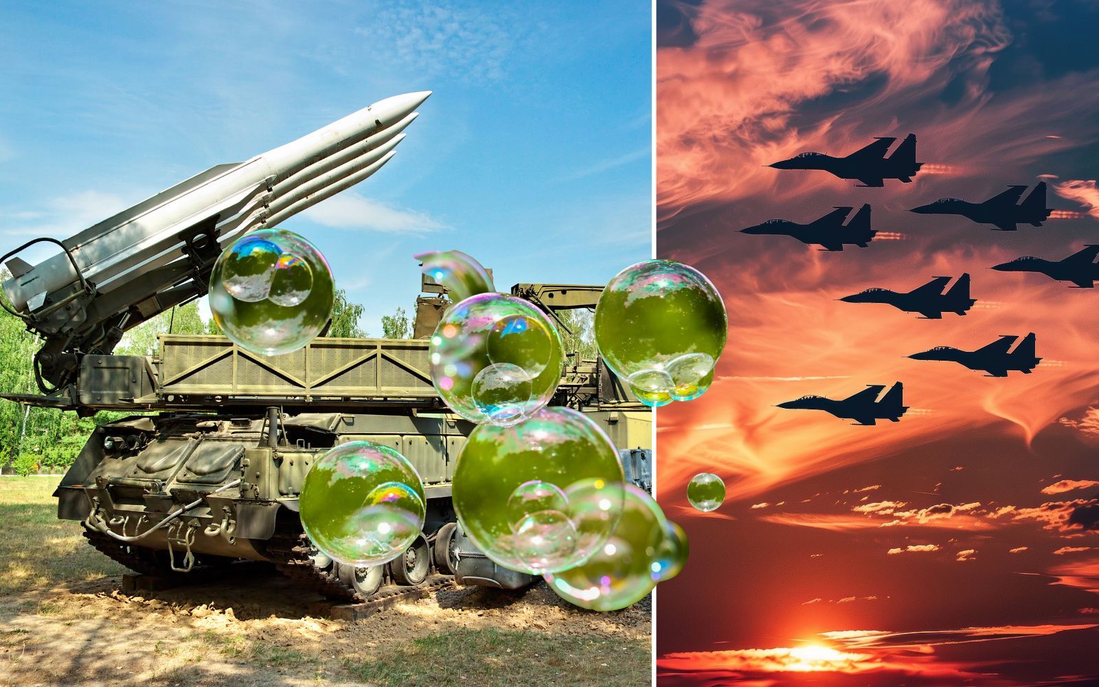 Ser vi en försvarsboom-bubbla? "mönster vi ser om och om igen"