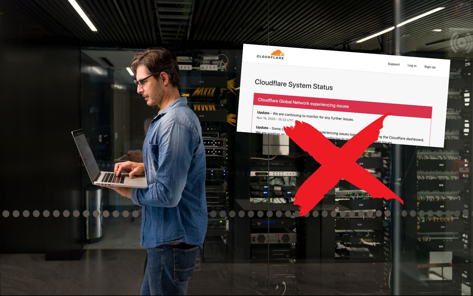 Problem hos leverantör påverkade stora tjänster – och oss på Börskollen