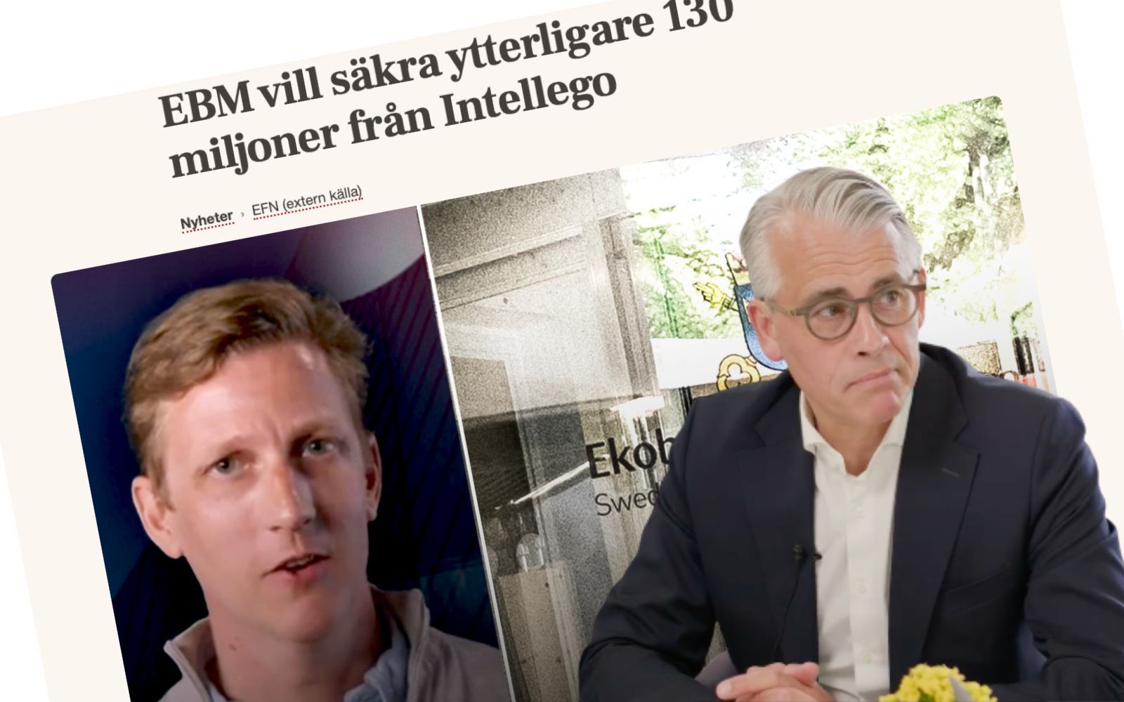 Intellego-ledamot uttalar sig: "Jag hyser stark framtidstro"