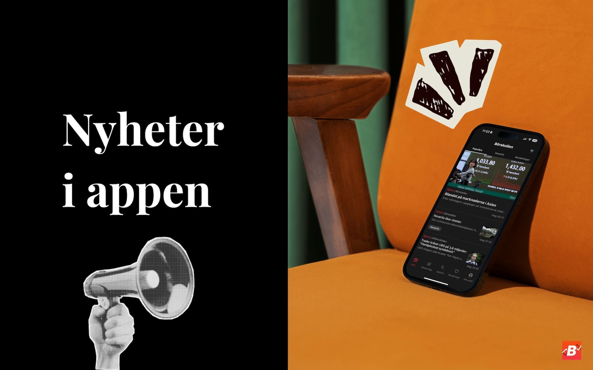 Börskollen-appen blev just lite bättre – rapporter, dark mode och mer data