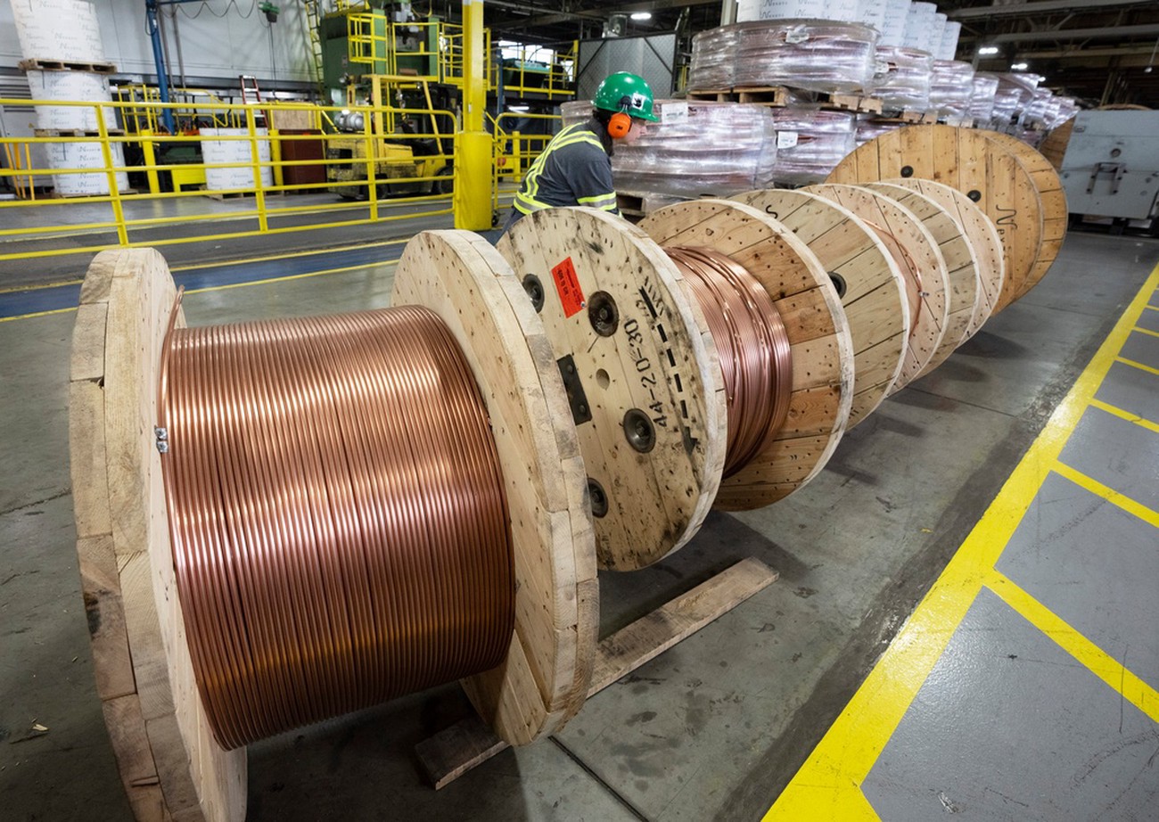 Kopparpriset på rekordnivå