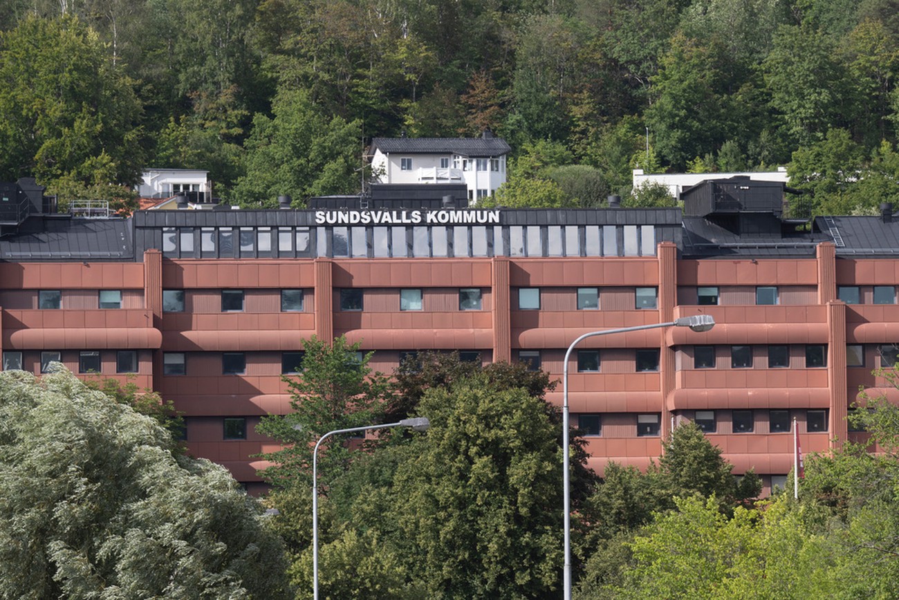 Misstankar om grova ekobrott efter insats mot Sundsvalls kommunhus