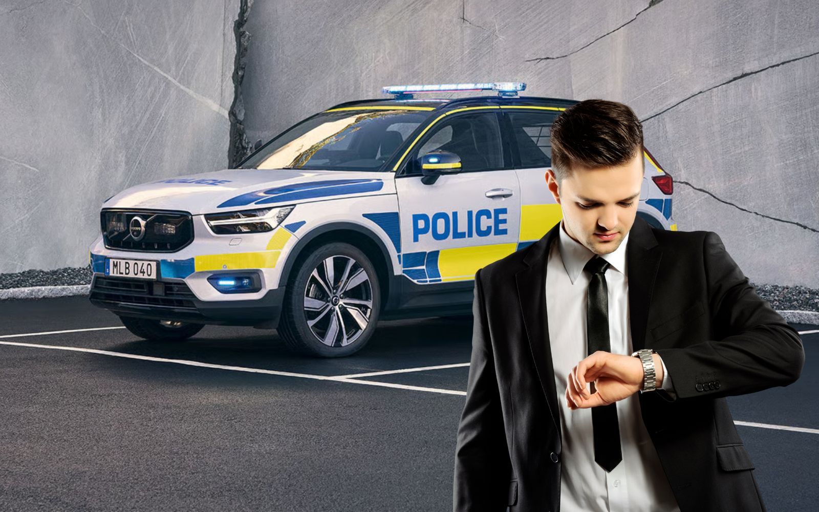 Elbilar dröjer för svenska polisen – men här kör polisen cybertrucks