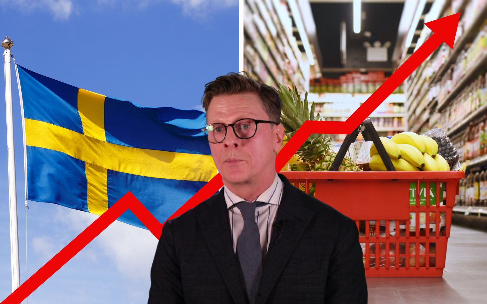 Chefsekonomen efter matprisökningarna: ”Sverige är Nordens lågprisland”