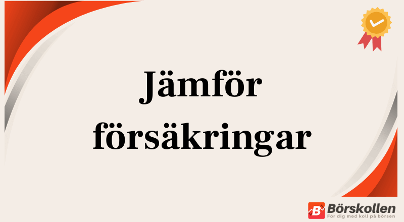 Jämför försäkringar & försäkringsbolag
