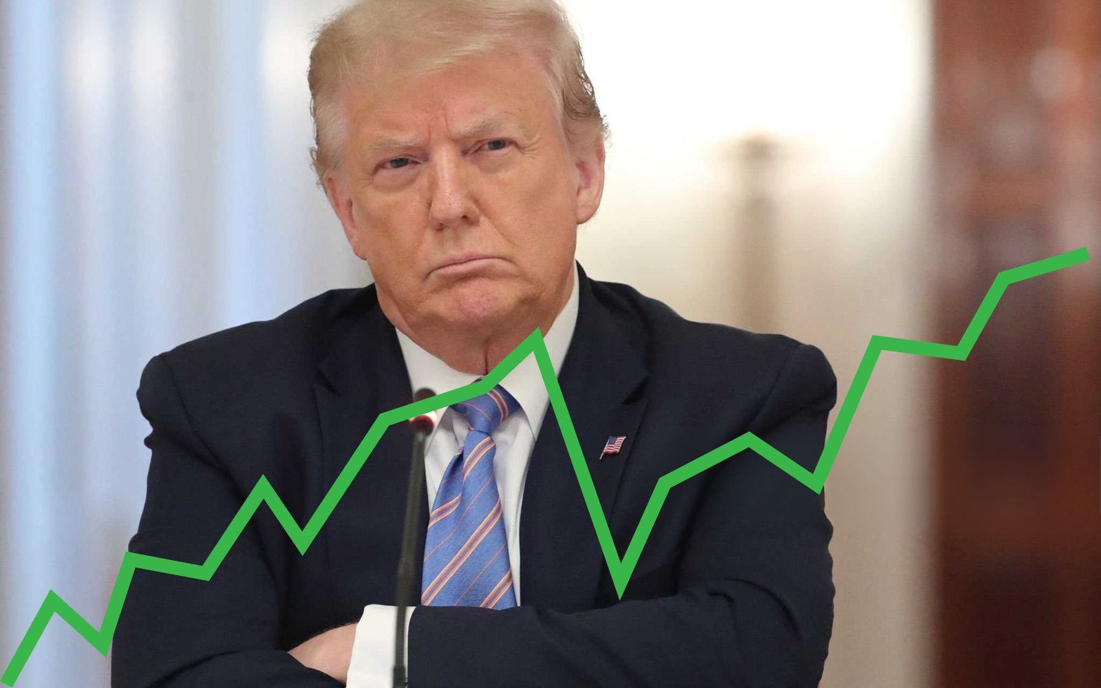 Data visar: Lägre börsvolatilitet med Trump än utan