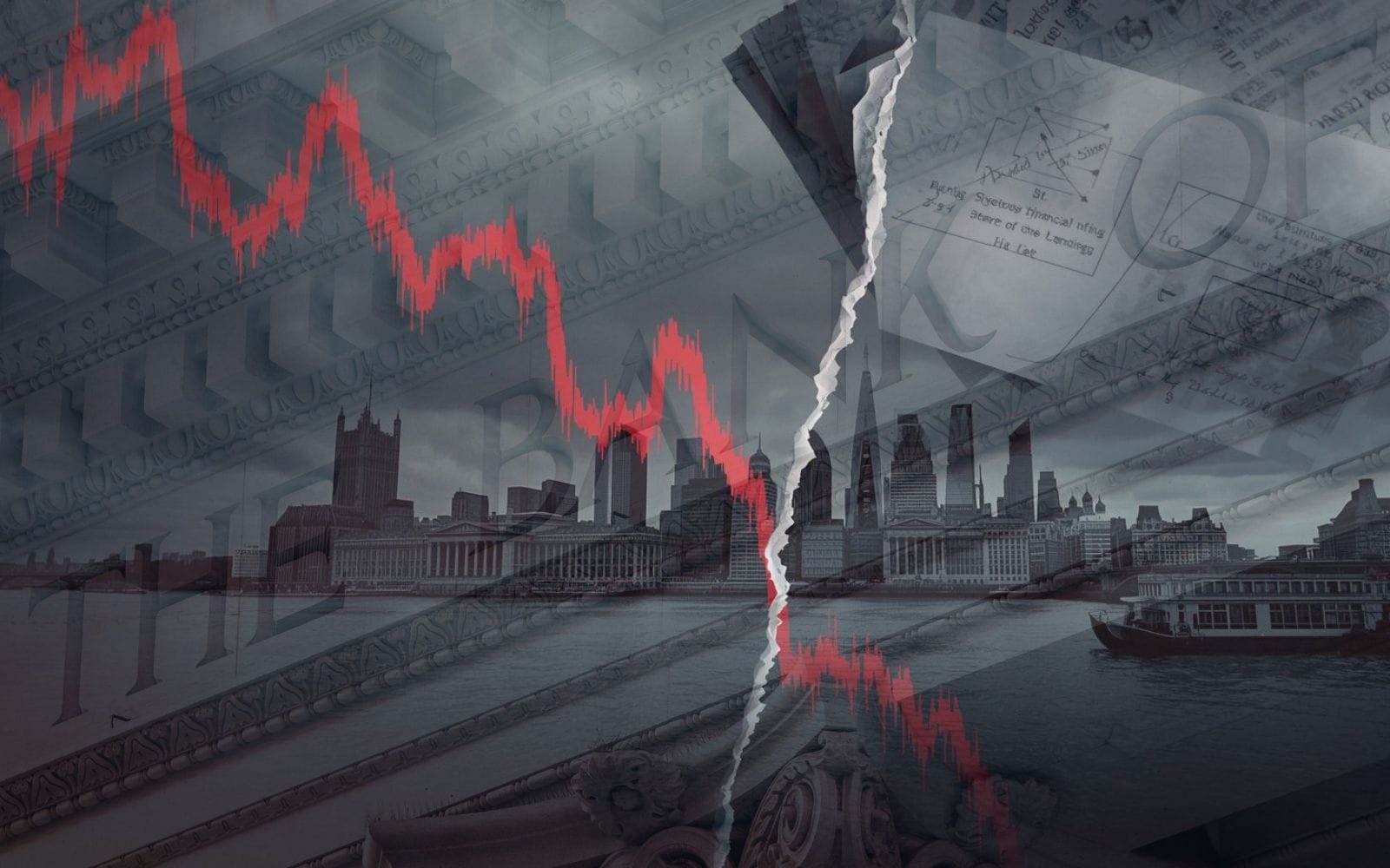 Alla blickar på Iran-kriget – medan brittisk kollaps sänder chockvågor i banksystemet