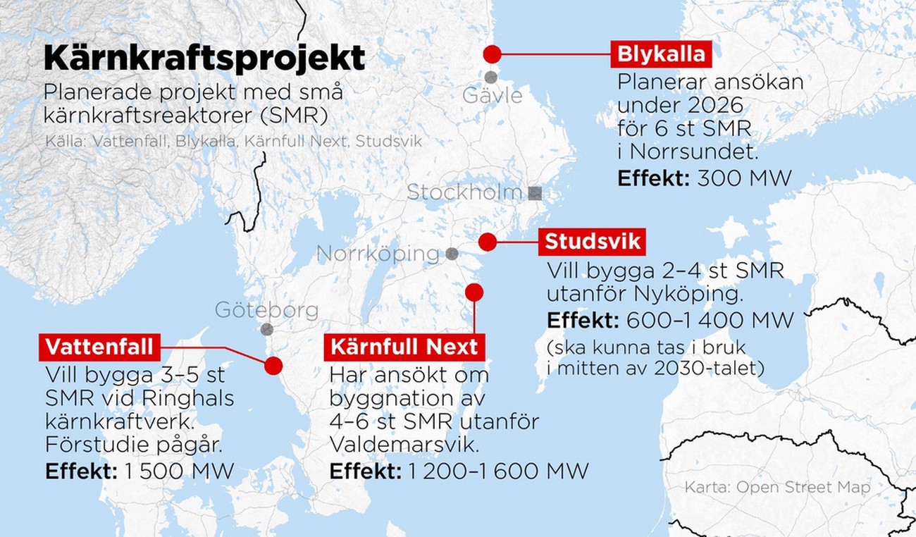 Studsvik i Nyköping kan bli plats för Sveriges nästa kärnkraftssatsning