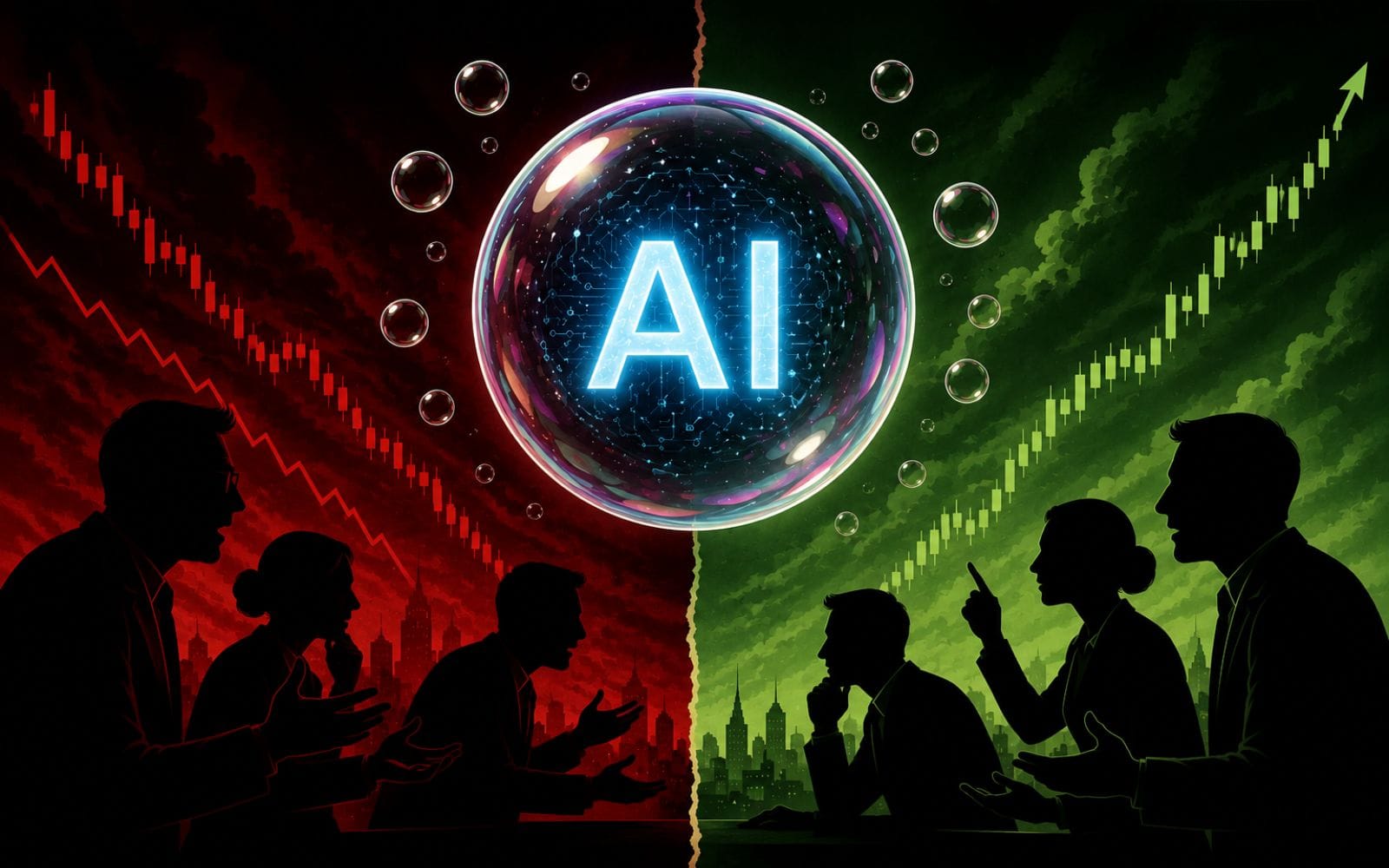 AI-bubbla på börsen? Analytikerna är djupt oeniga