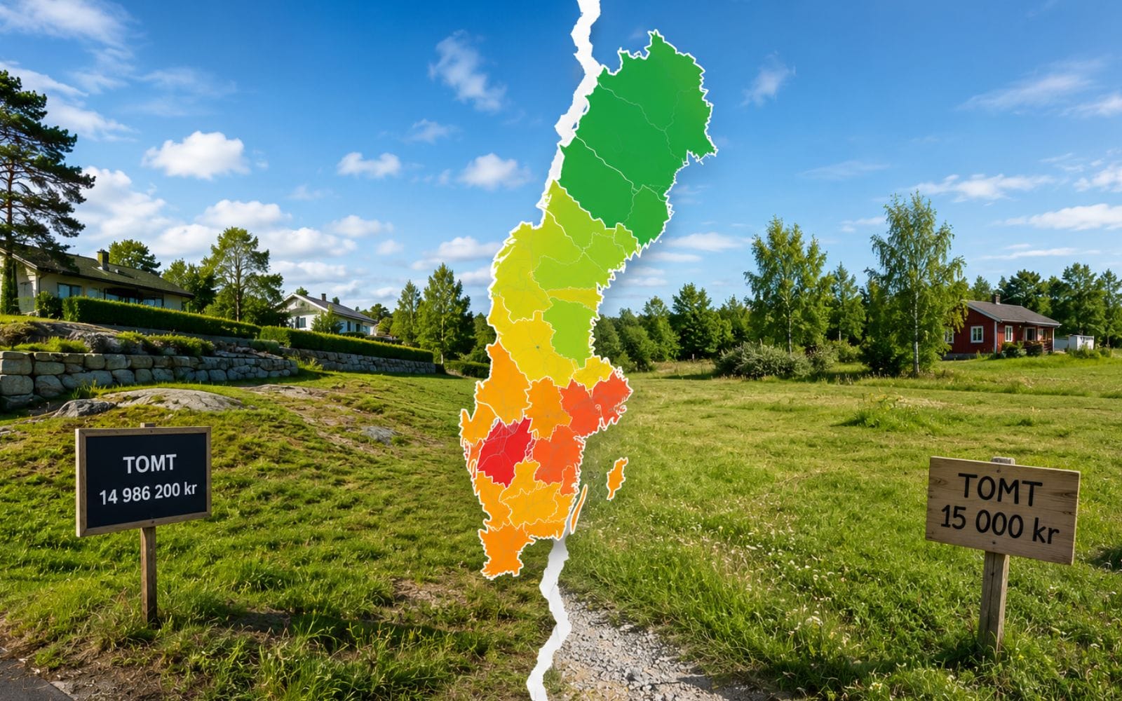 Kartläggning: Här kostar villatomterna mest och minst – och 11 saker att tänka på före köp