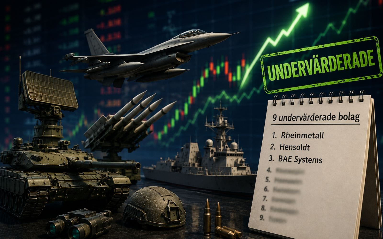 Ny analys: Dessa 9 europeiska försvarsaktier har mer att ge