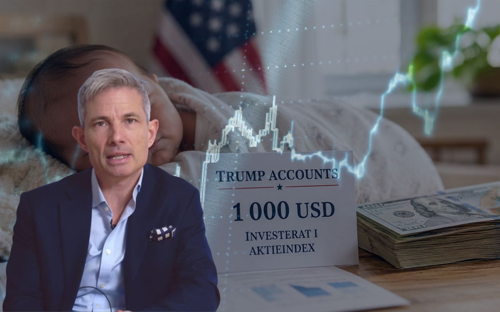 USA ger varje nyfött barn 9 300 kronor investerat i aktieindex – professor vill se svensk motsvarighet