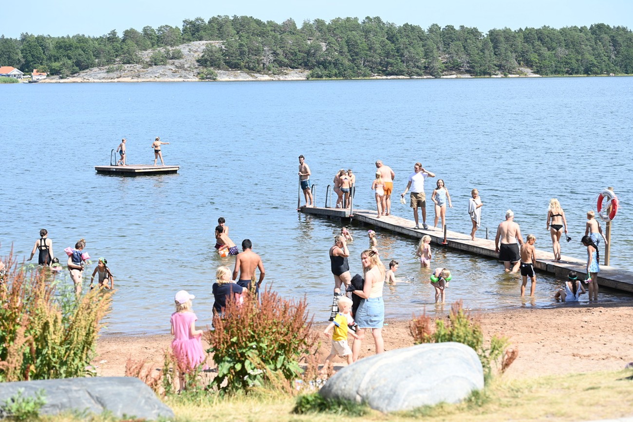 Fler turister söker svalka i Sverige när Sydeuropa drabbas av extremvärme