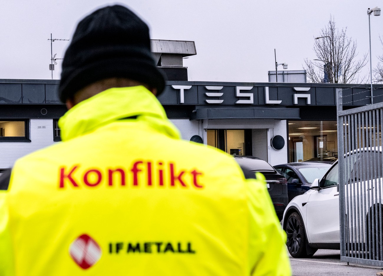 Nya strejkåtgärder mot Tesla – IF Metall trappare upp konflikten