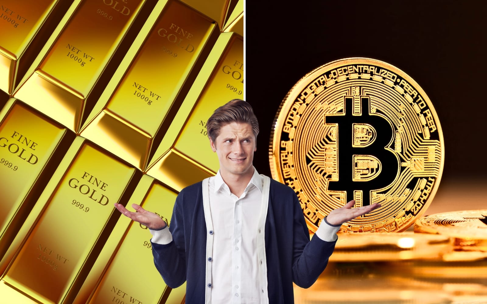Guld och bitcoin rusar samtidigt – men vilken bör man köpa?