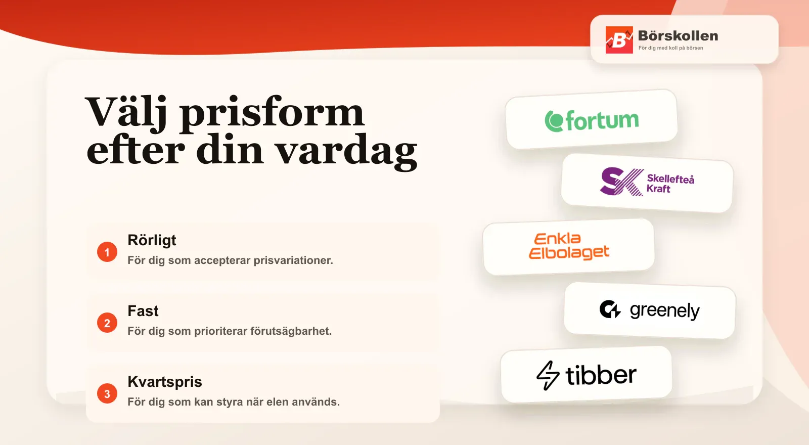 Vilken typ av elavtal som passar olika behov