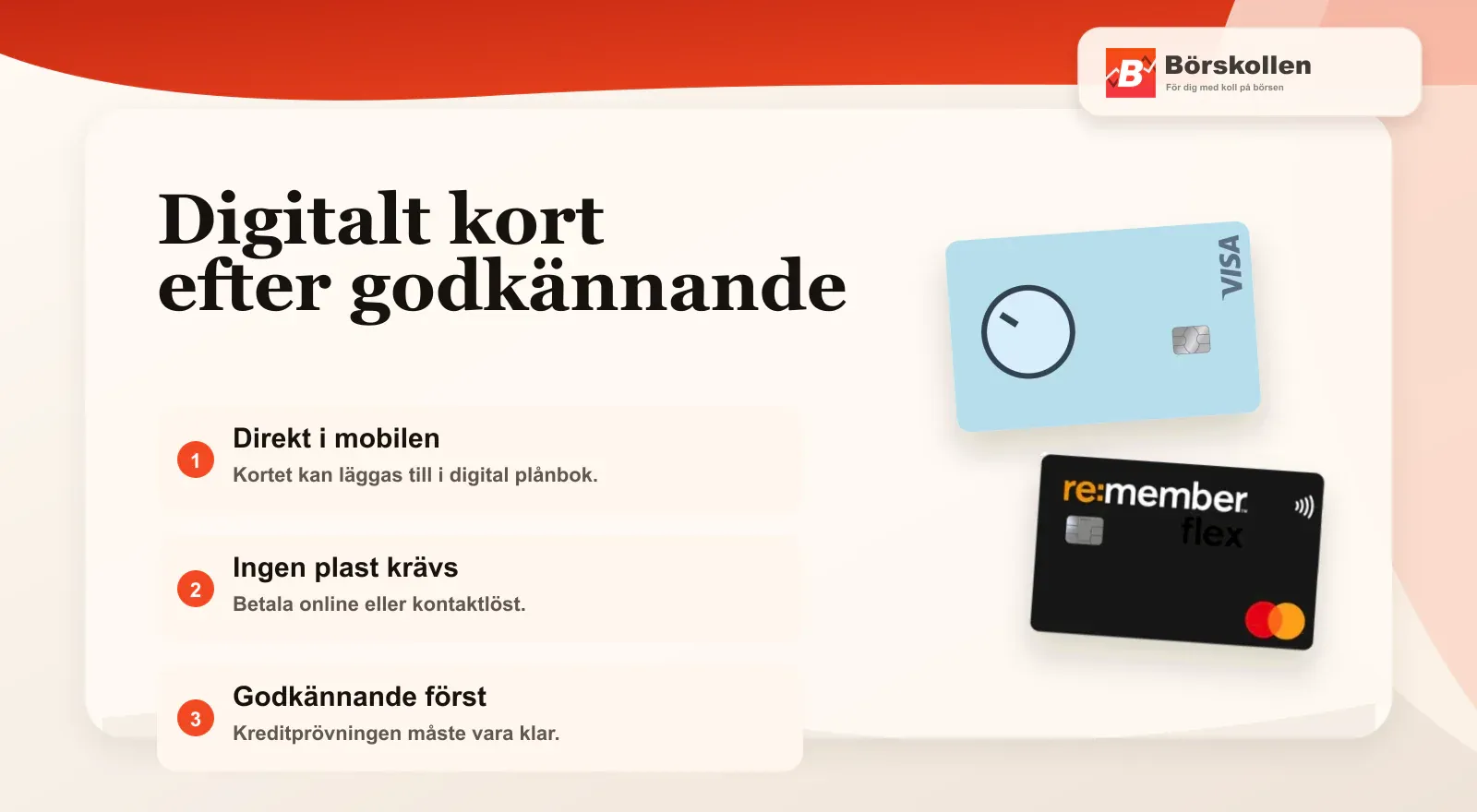 Vilket digitalt kreditkort kan du få direkt i mobilen?