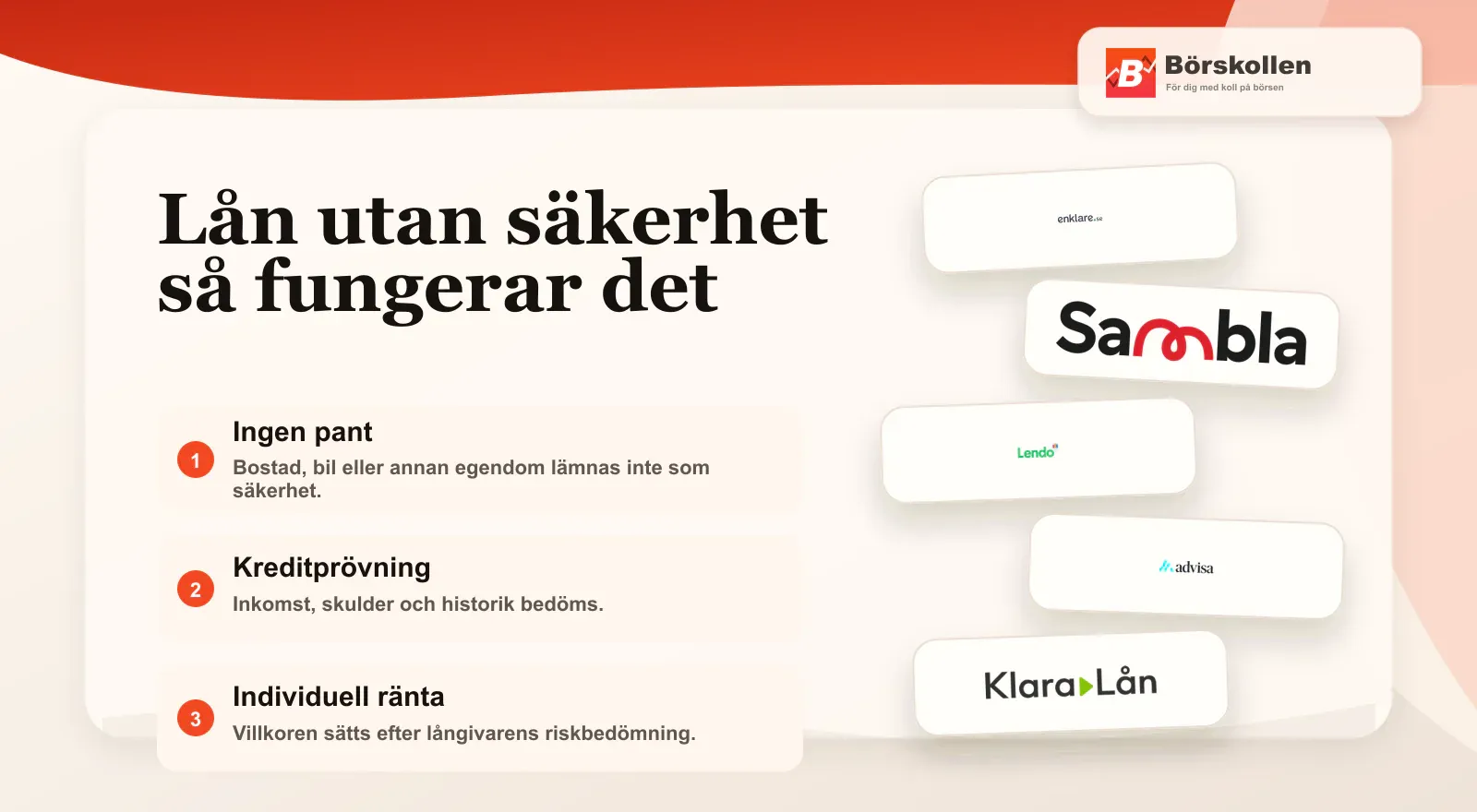 Lån utan säkerhet