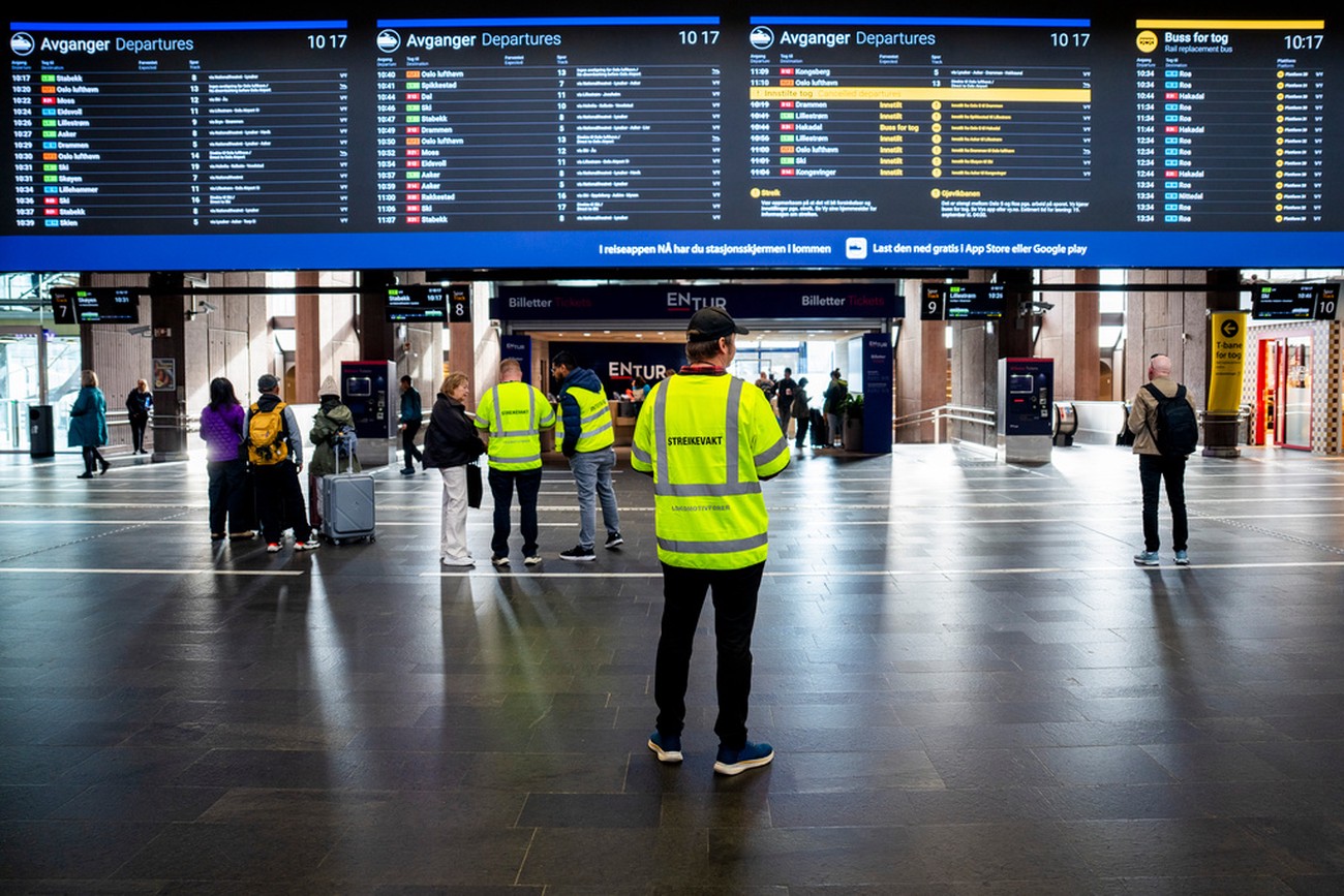 Stora tågproblem till följd av norsk lokförarstrejk – flera avgångar påverkas