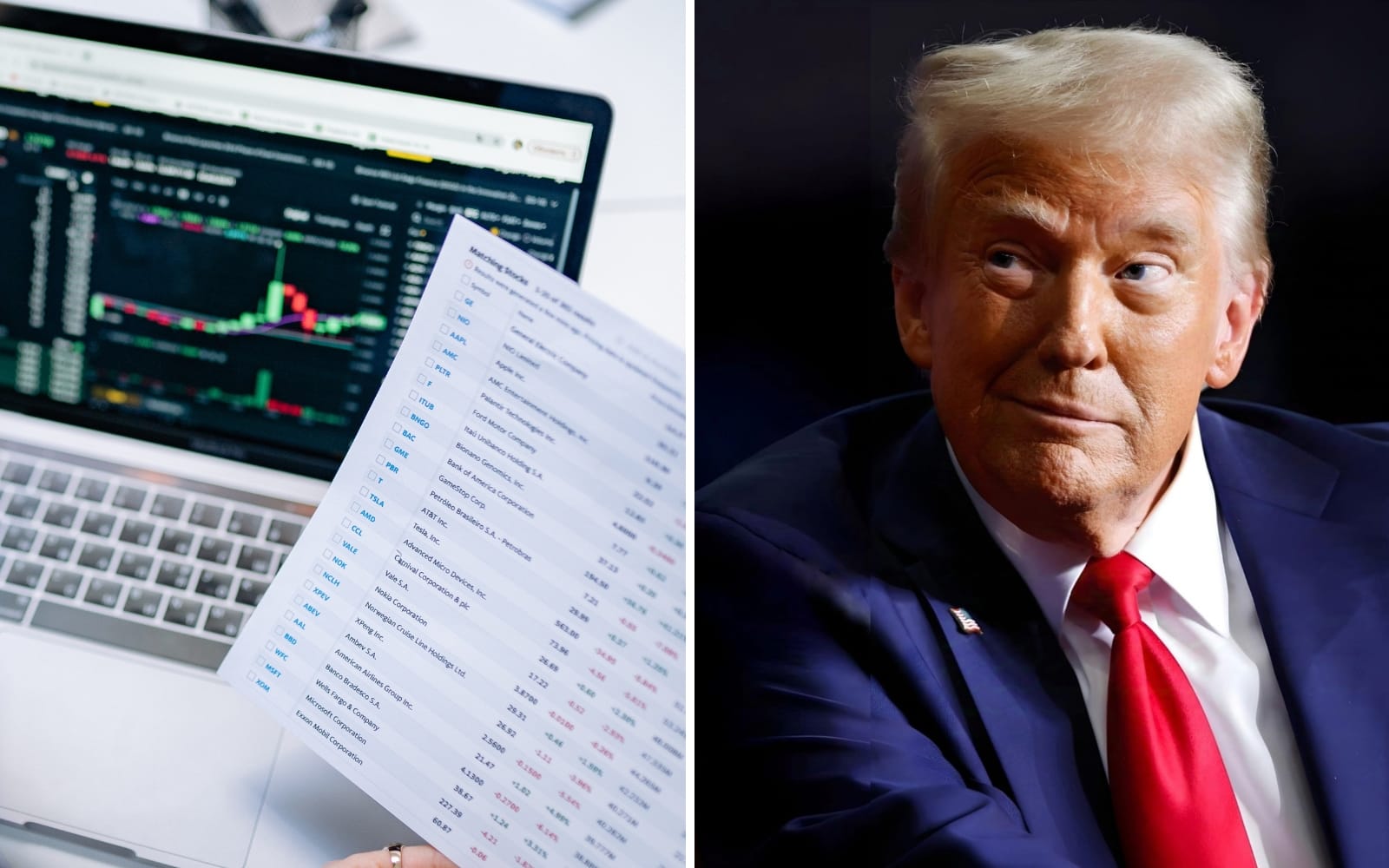 Trumps portfölj snittade över 50 affärer per börsdag i juli – ”verkar ta vara på varje möjlighet att tjäna pengar”