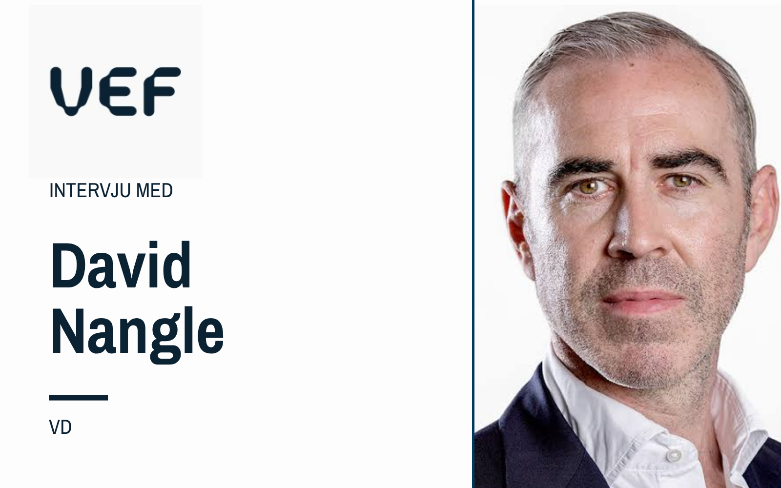 VEFs vd om fler exits och återköp: ”Vi är inte tvingade att sälja något”