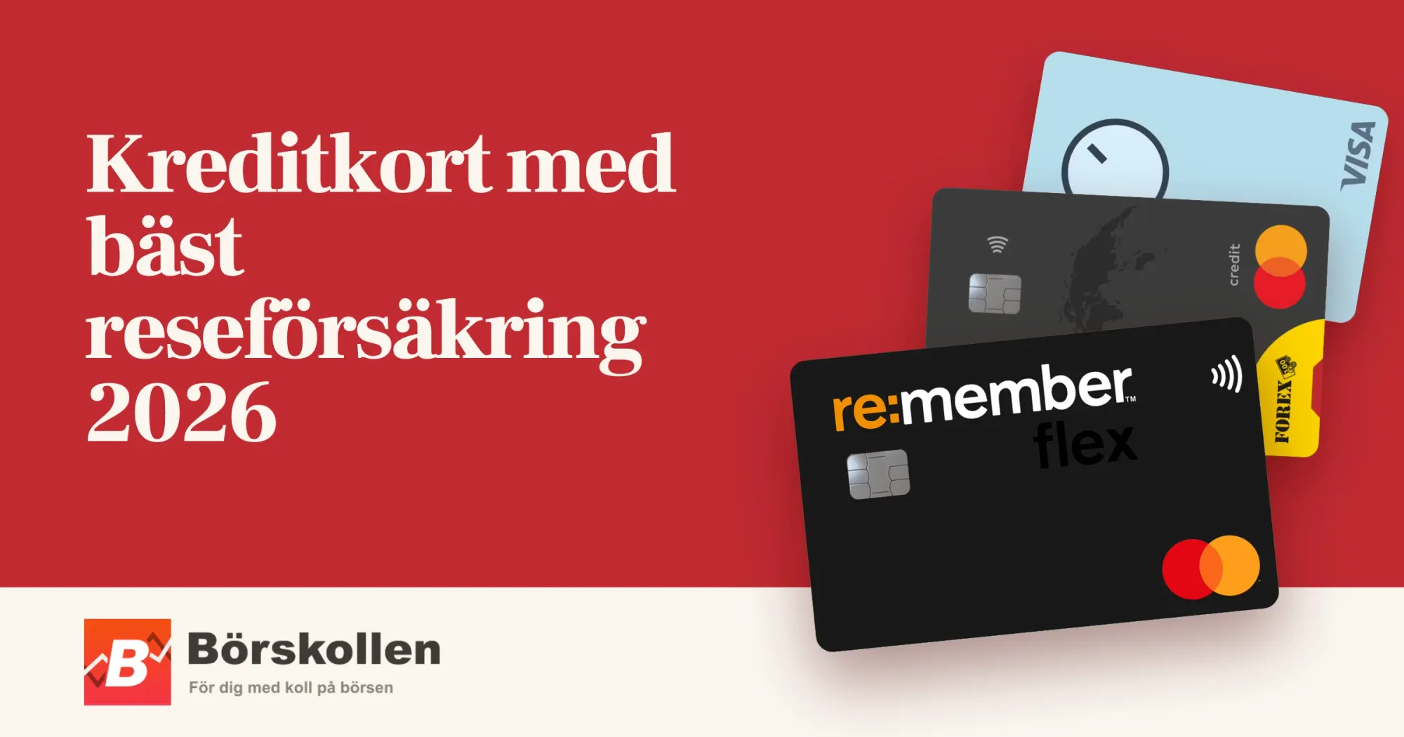 Kreditkort med bäst reseförsäkring 2026
